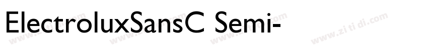ElectroluxSansC Semi字体转换 ElectroluxSansC Semi字体转换